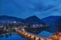 The Mehmed PaÃÂ¡a SokoloviÃâ¡ Bridge, in ViÃÂ¡egrad, over the Drina River in eastern Bosnia and Herzegovina